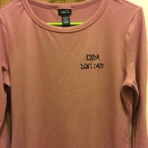 Kinda don’t care shirt